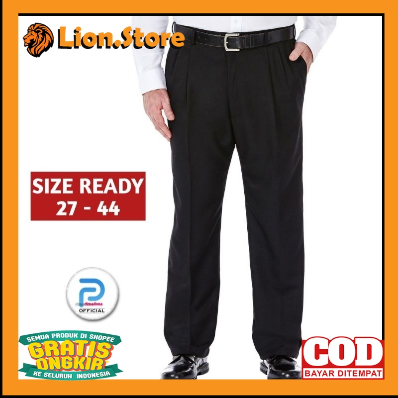 CELANA BAHAN KAIN NYAMAN LEMBUT HALUS /celana formal reguler fit celana kain pria standar celana pan