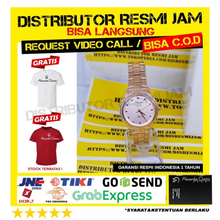 JAM ALESXANDRE CHRISTIE AC2835 2835LH AC2835LH GARANSI RESMI 12 BULAN