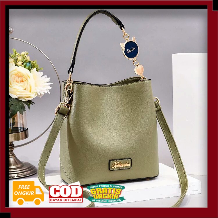 TAS WANITA KEREN IMPORT KEKINIAN MURAH MERIAH /201325 Handbag Cewek Tas Selempang Wanita Import Slin