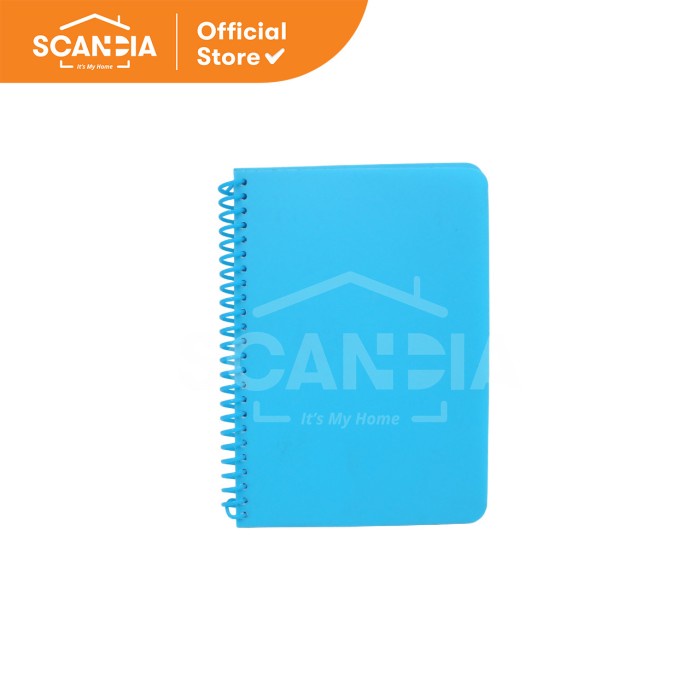 

SCANDIA Buku Tulis Note Book Spiral A6 120pg Blue (SP0049)