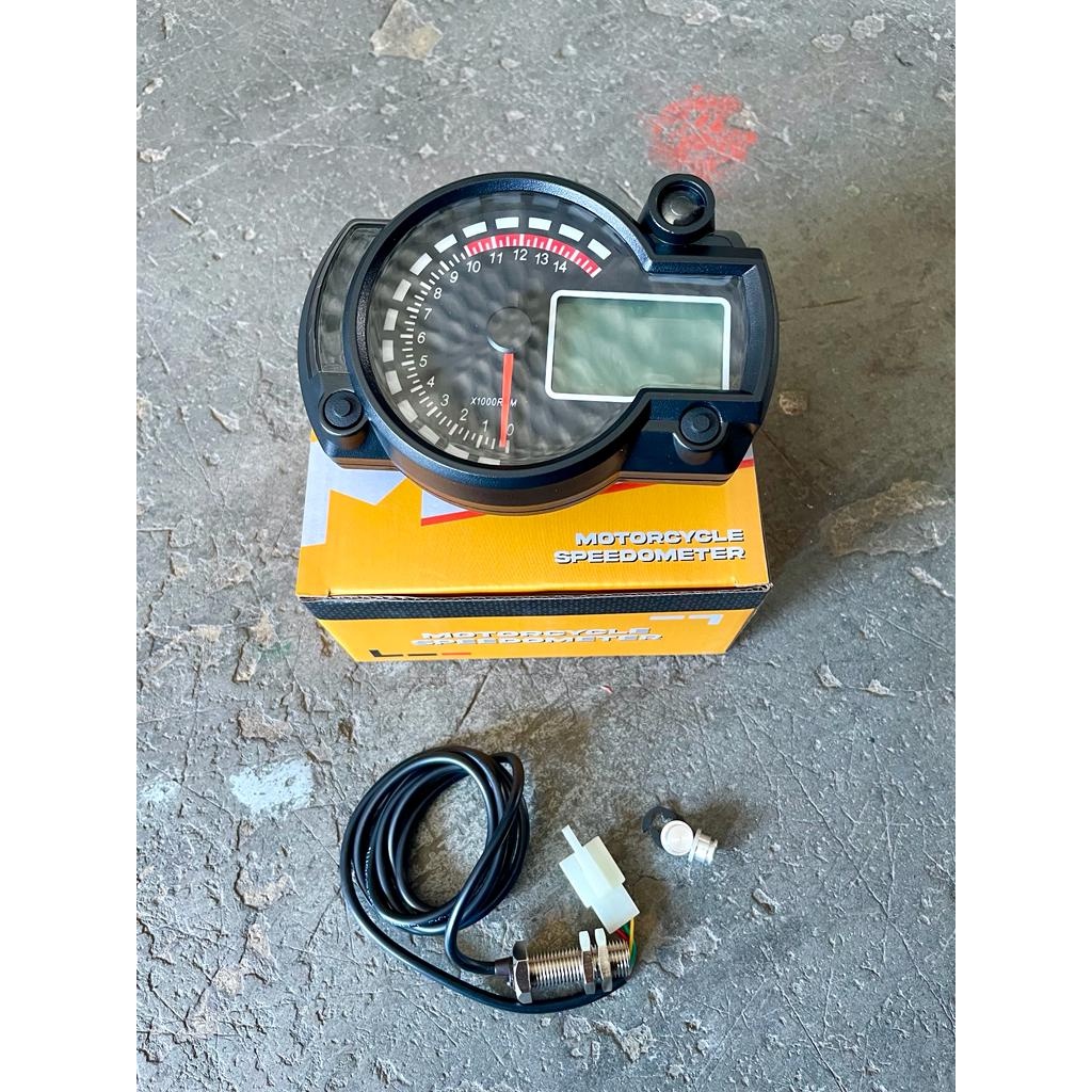 Spedometer digital model rx2n koso layar hitam Import mos