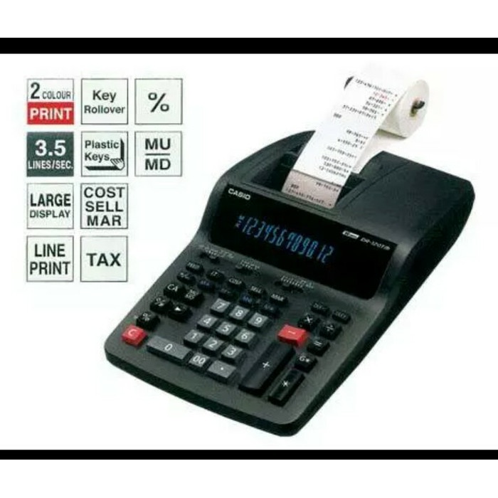 

Casio DR 120 TM - Printing Kalkulator