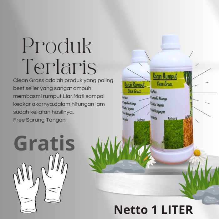 agodacollection87_mall [Murah] RACUN RUMPUT LIAR PALING AMPUH // PEMBASMI RUMPUT LIAR DAN GULMA