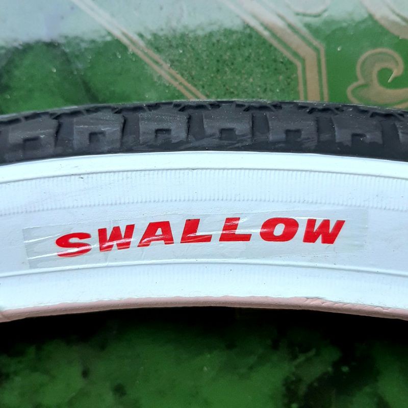 BAN LUAR SEPEDA 26 x 1.75 26x1.75 SWALLOW HITAM LIS PUTIH MTB FEDERAL MINI MTB