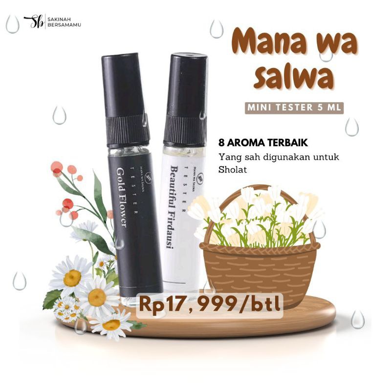 [Tester] parfum Mana wa Salwa Parfum Tester 1 ml dan 5 ml