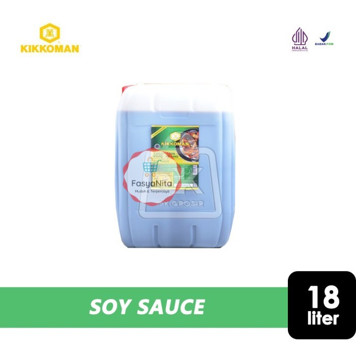 

Kikkoman Soy Sauce Shoyu / Kecap Asin Jepang (18 L) - FasyAnita Mart Denpasar