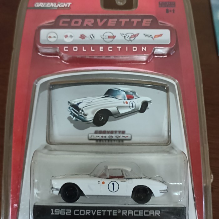 DIECAST MAINAN GREENLIGHT 1962 CORVETTE RACECAR