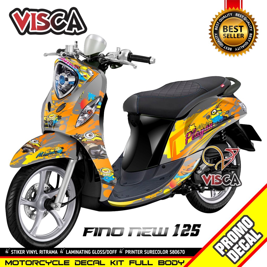 Decal Fino 125 Full Body Stiker Fino 125 Full Body Variasi Stiker Motor Fino 125 Full Body Striping 