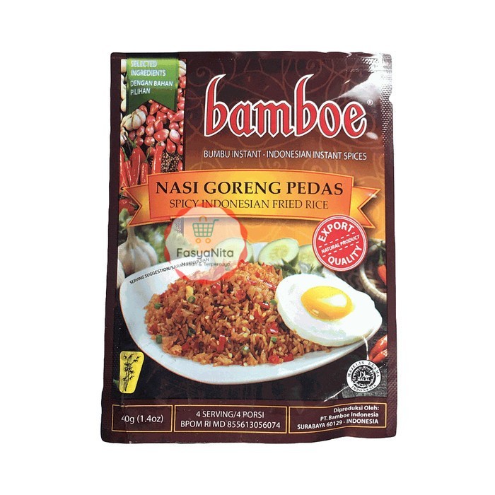 

Bamboe Nasi Goreng / Pedas Spicy 40 gr - FasyAnita Mart Denpasar