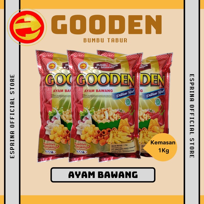 

MurMer Bumbu Tabur - GOODEN - Rasa AYAM BAWANG - Kemasan 1 Kg