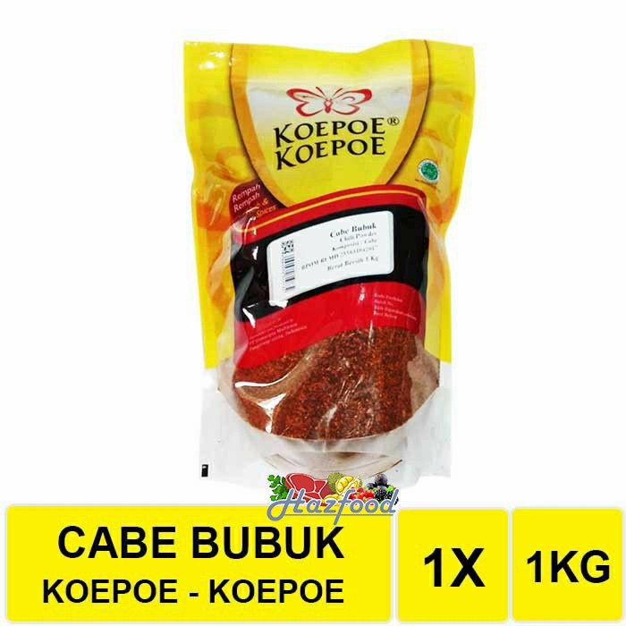 

Cabe Bubuk | Chili Powder KoePoe KoePoe 1Kg