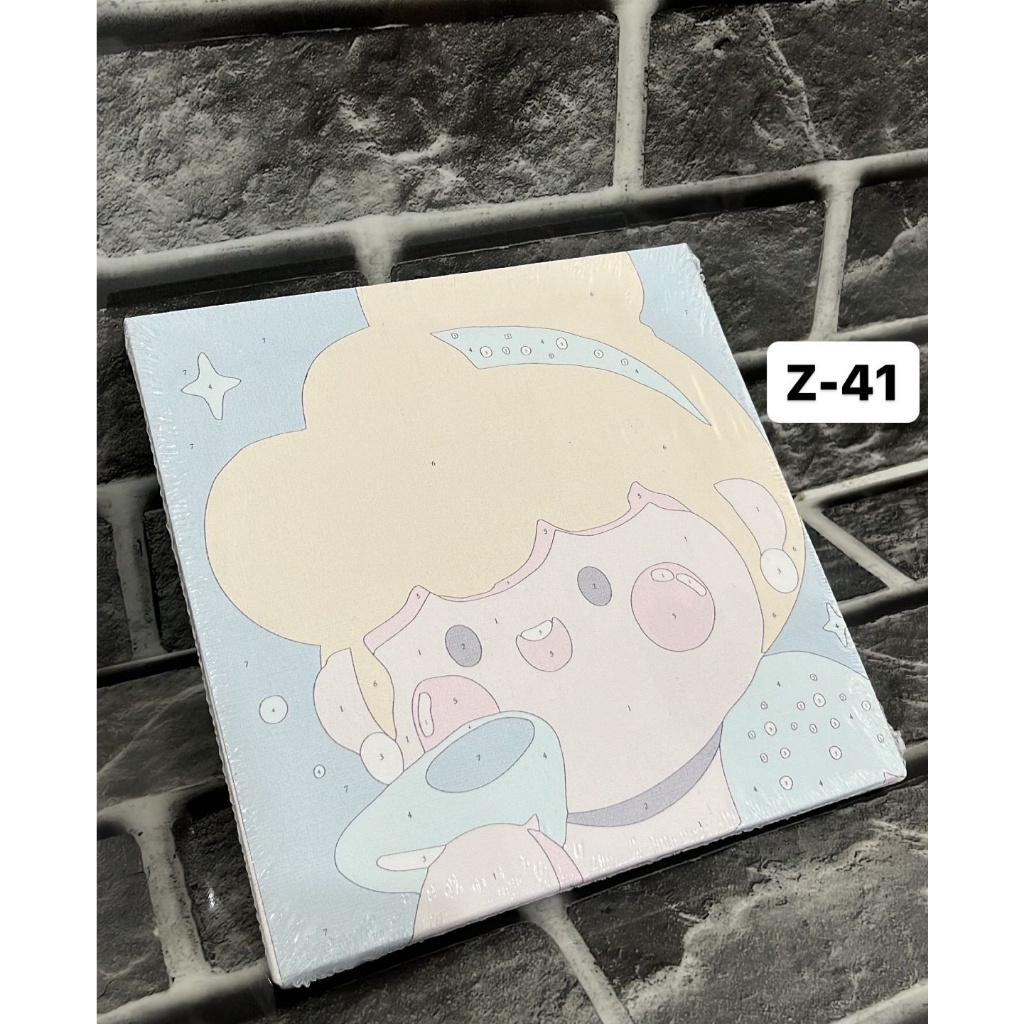 

SHENAR CANVAS PAINTING BY NUMBER MELUKIS MEWARNAI KANVAS PRAKARYA ANAK - CANVAS UKURAN 20X20 CM