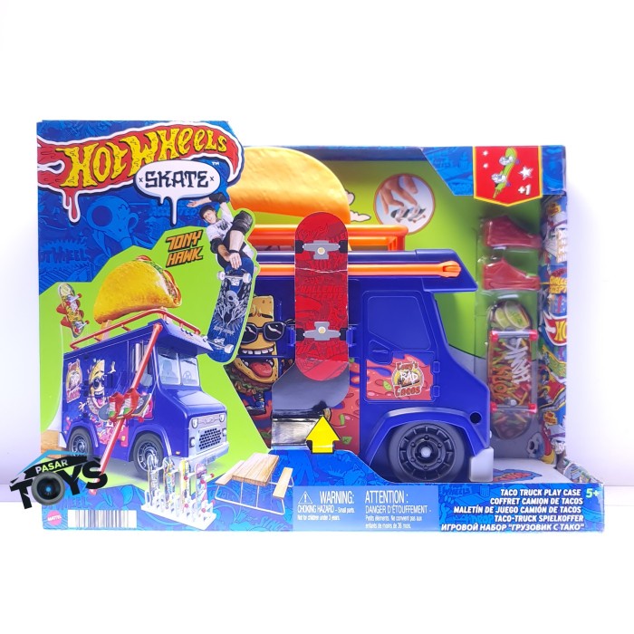 Hot Wheels Skate Taco Truck Play Case