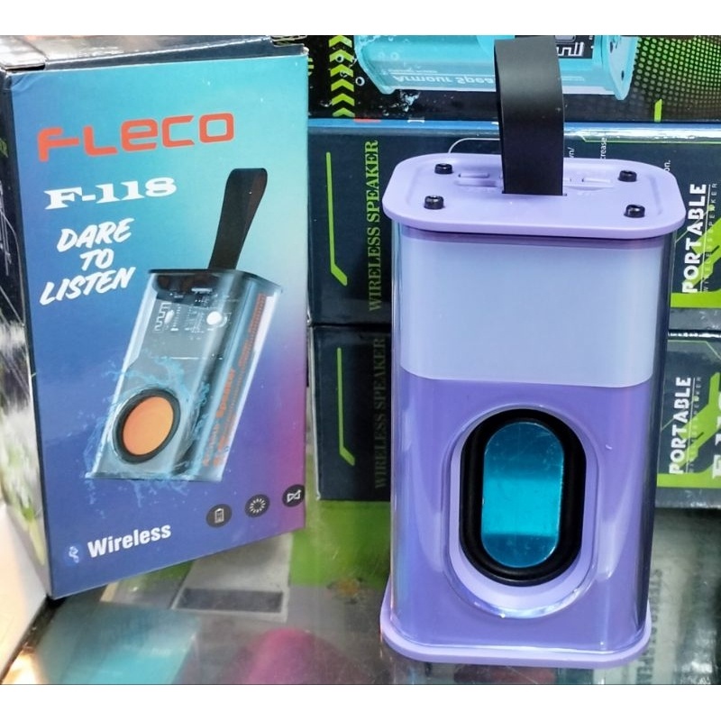 spiker blutoth terbaru super bas mini fleco f-118