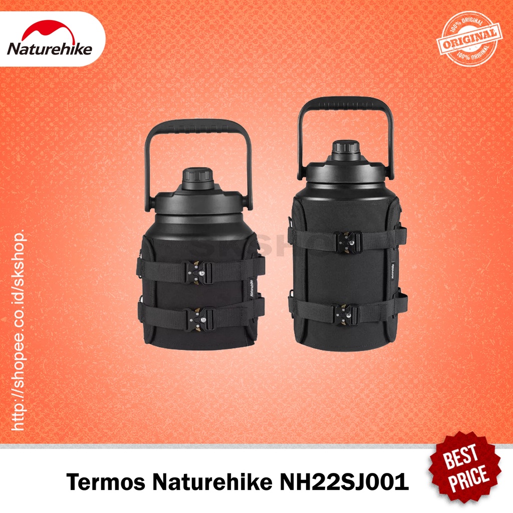 Termos Naturehike NH22SJ001 Tempat Botol Minum Anti Bocor Thermos Double Layer Tumbler Stainless Cam