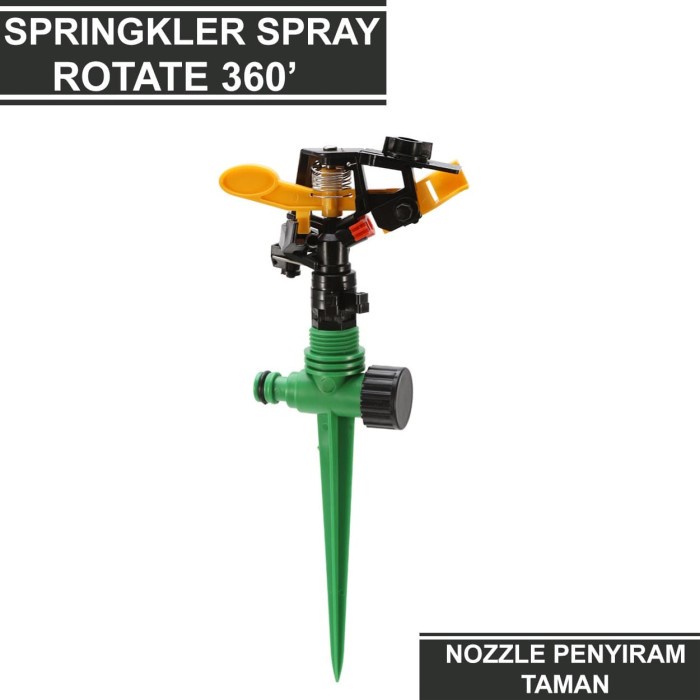 Nozzle Penyiram Tanaman Rotate Sprinkler Spray Nozzle Air Irigasi