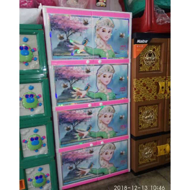 Lemari Plastik Club Spectra 4 Susun (Promo Harga)