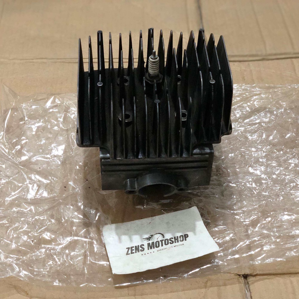 Cylinder Head Blok Head Kop Boring Set Suzuki Satria Hiu RU Lumba 2Tak Original Copotan