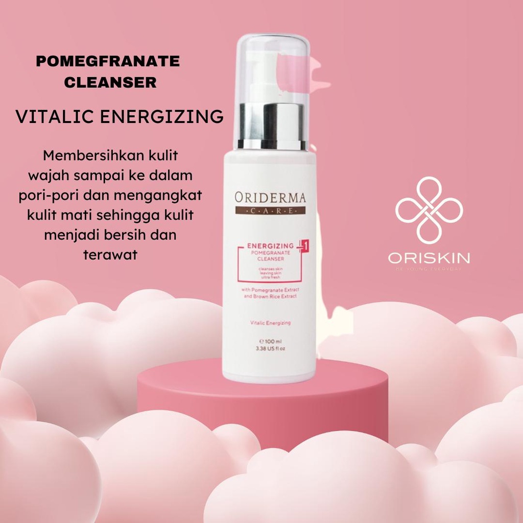 Oriderma Care Vitalic Energizing Pomegranate Gel Cleanser / Facial Wash / Sabun Cuci Muka