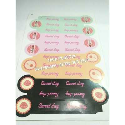 

STICKER PACKING BAKING KUE COOKIES TEMPELAN TERMURAH S-02