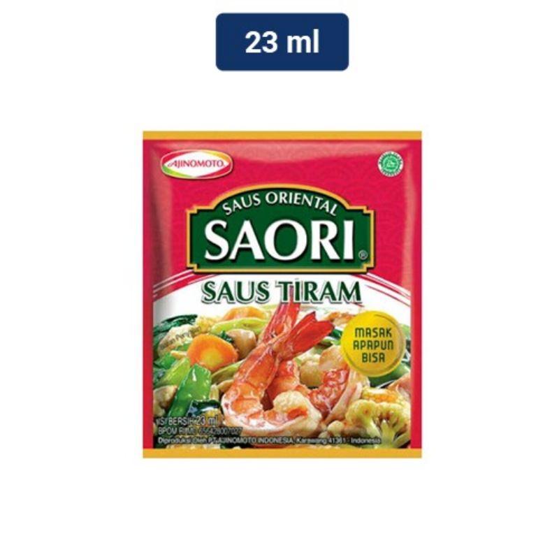 

SAORI 23 ML SACHET ECERAN