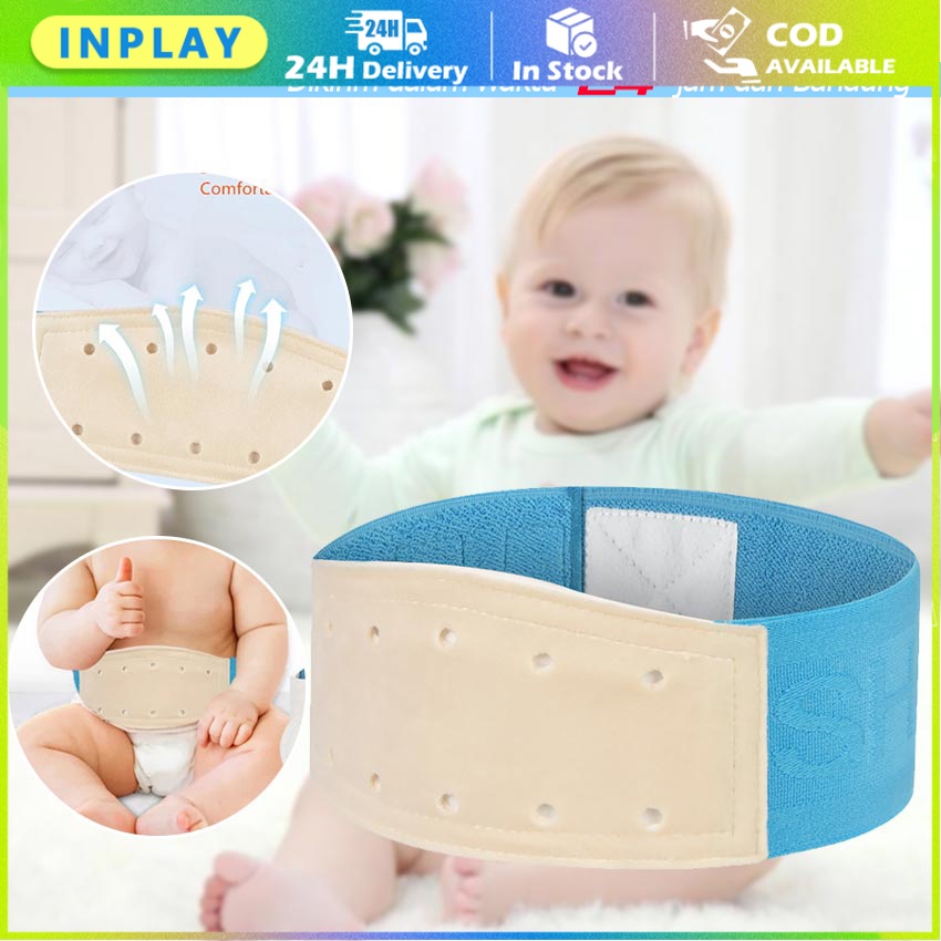 Sabuk Hernia Pusar Bayi Bodong Dengan Pembentuk Tali Pusar / Baby Umbilical Truss Sabuk Bayi Hernia 