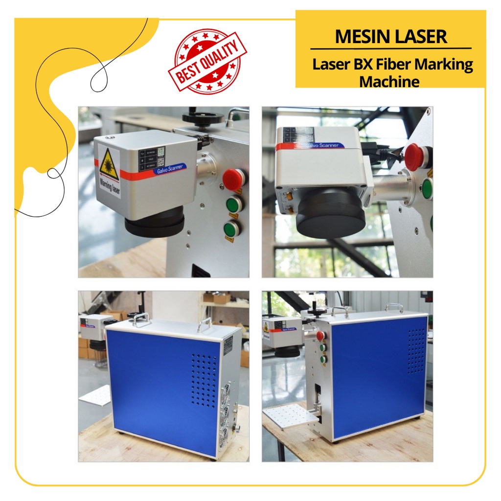 Mesin Laser BX Fiber Marking Machine Mesin Laser serat portabel