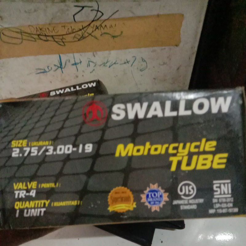 Ban Dalam SWALLOW TUBE 275/300-19 Motor Ring 19 SWALOW Dalem