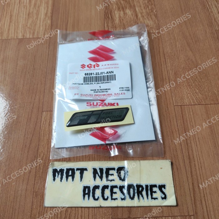 STICKER STIKER LAMBANG LOGO FUEL INJECTION ALL SUZUKI SEMUA MOTOR SUZU