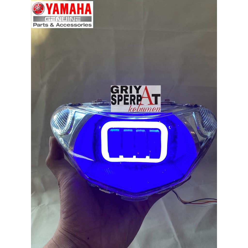 LAMPU DEPAN MIO SMILE MIO NEW  LED 4 LENSA