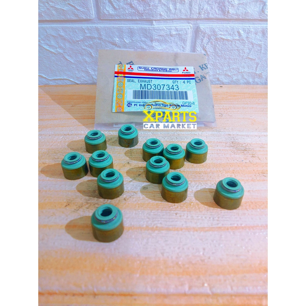 [12pc] Seal Klep Valve T120ss SS Karbu dan Injeksi Original Asli Ori Mitsubishi KTB Harga GROSIR [ X