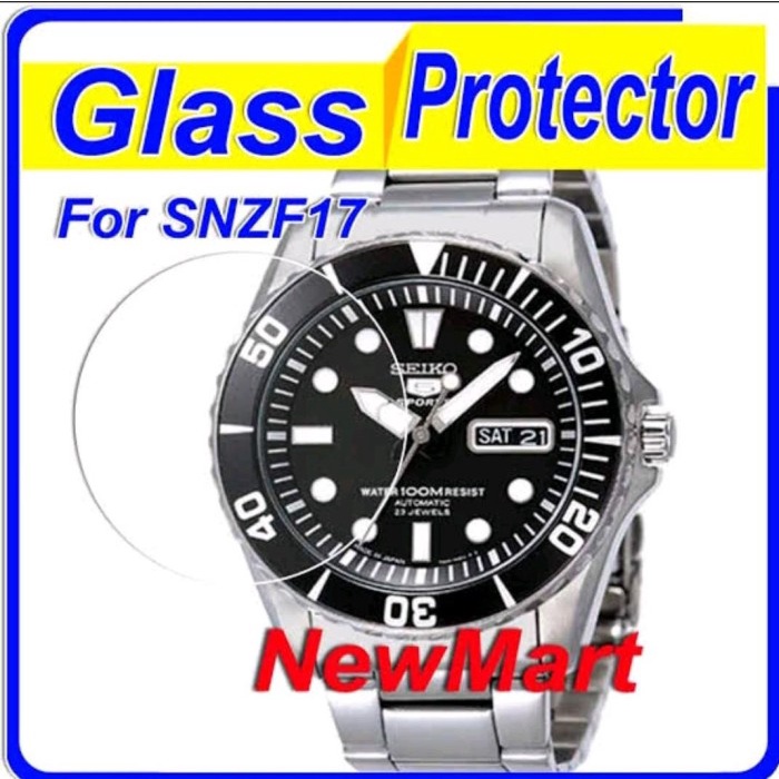 TG tempered glass for SEIKO SNZF17 SNZF 17 anti gores jam tangan pelindung layar screen protector wa