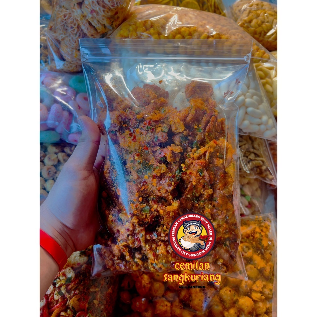 

KULIT AYAM CRISPY PEDAS 250GR _AGEN SNACK