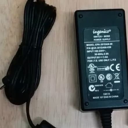 Adaptor EDC Ingenico 8V 3.6A Original / Adaptor 8V 3.6A