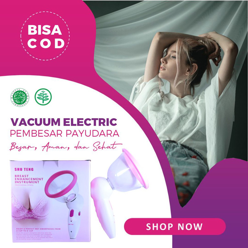 VACUM PENGENCANG & PEMBESAR PAYUDARA CEPAT VACUM PAYUDARA ELEKTRIK | Alat Vacum Payudara Elektrik | 