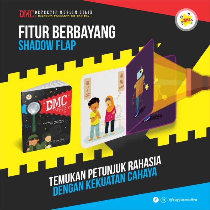 Terlaris ✨ - Boardbook Buku Cerita Anak Islam Detektif Muslim Cilik