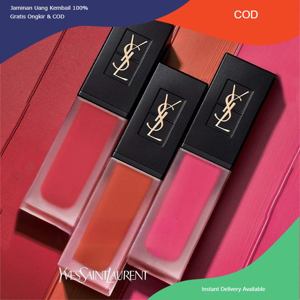 （COD） YSL Liquid Lipstick 6ml/ Yves Saint Laurent Lipstik Velvet Matte Lip Cream/ YSL Lip gloss