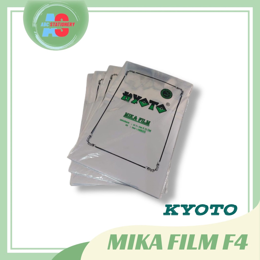 

Cover Mika Film F4 0.07MM Kyoto ( 100 lbr )