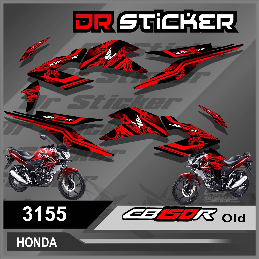 STIKER STRIPING CB150 R OLD VARIASI LIST DESAIN  RACING  -  STRIPING CB150 R  OLD DESAIN RACING