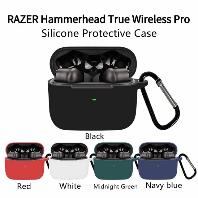 [ HJS7 - BEST SELLER ] Case Casing Silicon Protective Razer Hammerhead tws Pro - Biru