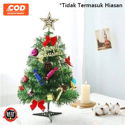 Pohon Natal Mini / Pohon Natal Kecil Mini Untuk Hias Meja Kantor Rumah Bahan PVC premium Dekorasi