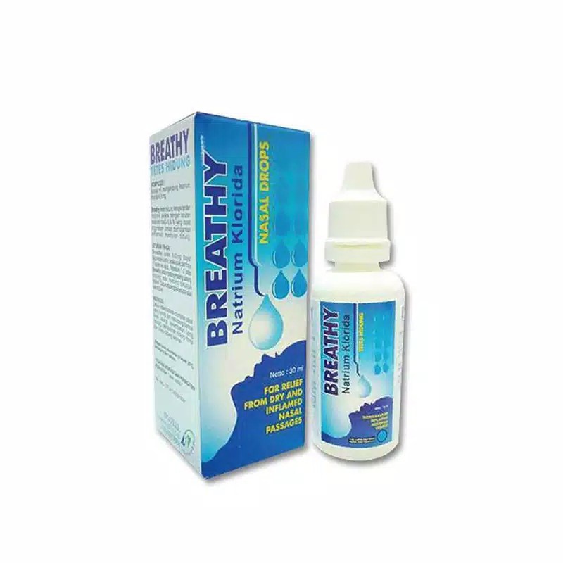 BREATHY TETES HIDUNG 30 ML/Iritasi hidung/Hidung tersumbat/Pilek