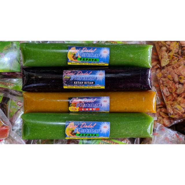 

Dodol Buah Matahari Labu - Ketan Hitam - Pepaya - Kribang Ungu Khas Pontianak
