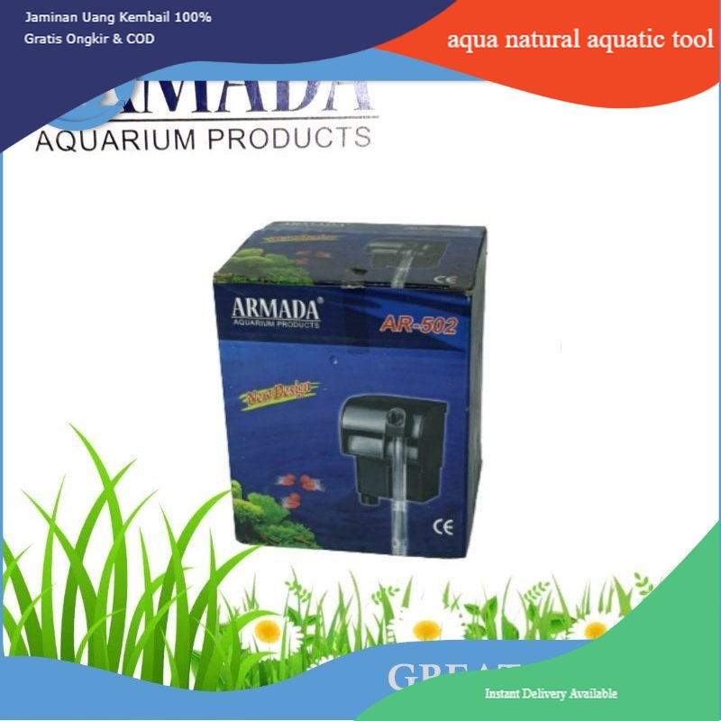 ARMADA AR 502 POMPA AQUARIUM FILTER GANTUNG AQUARIUM AQUASCAPE