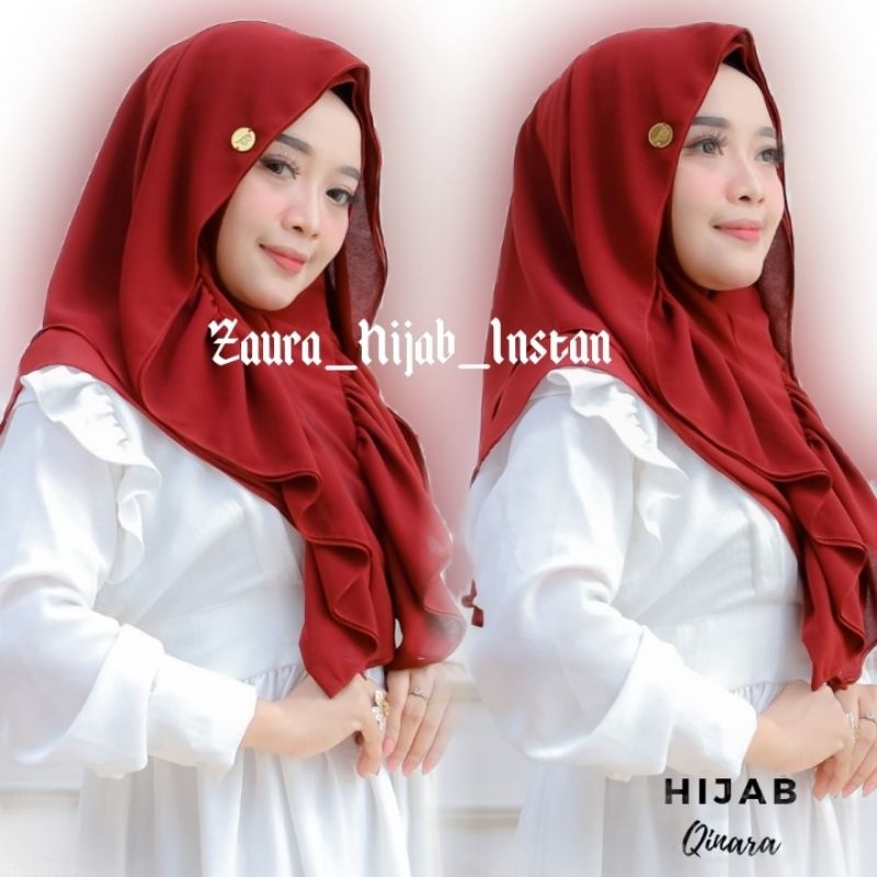 Pastan Qinara Zaura Hijab Instan Ceruty