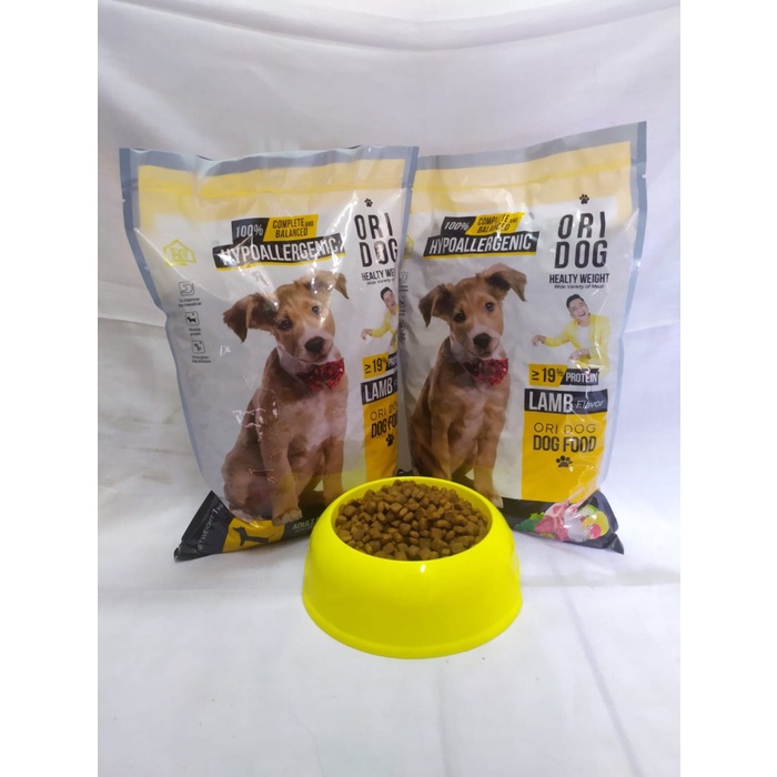 ORI DOG FOOD oridog REPACK 1 KG LAMB makanan pakan anjing