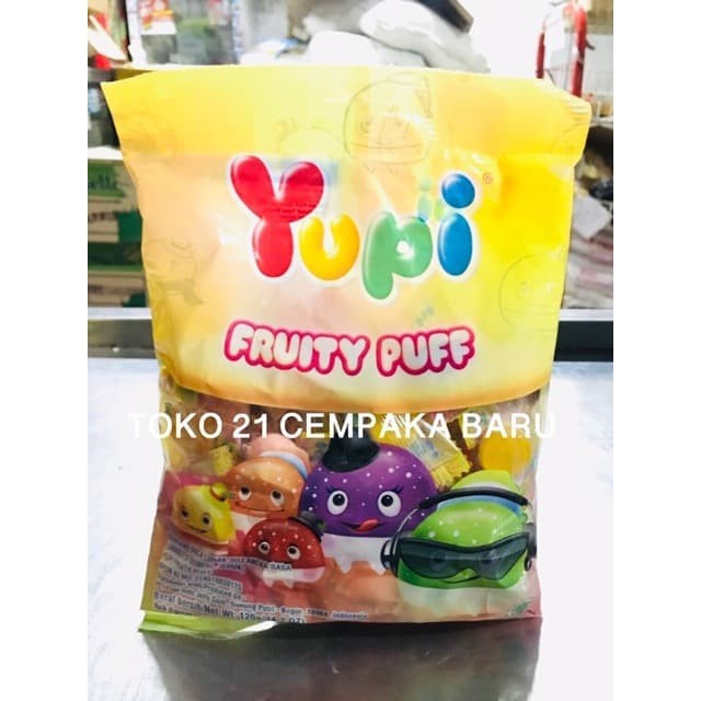 

Yupi Fruity Puff 1 BUNGKUS | Permen Yupi Jeli Jelly Aneka Rasa Murah