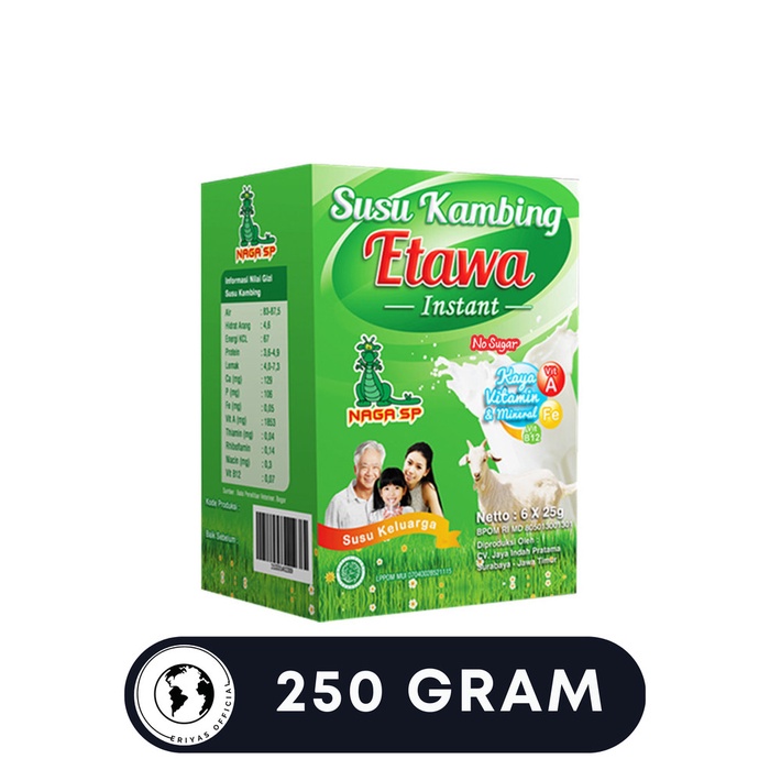 

Susu Kambing Etawa Naga Sp Susu Non Gula 250 Gram
