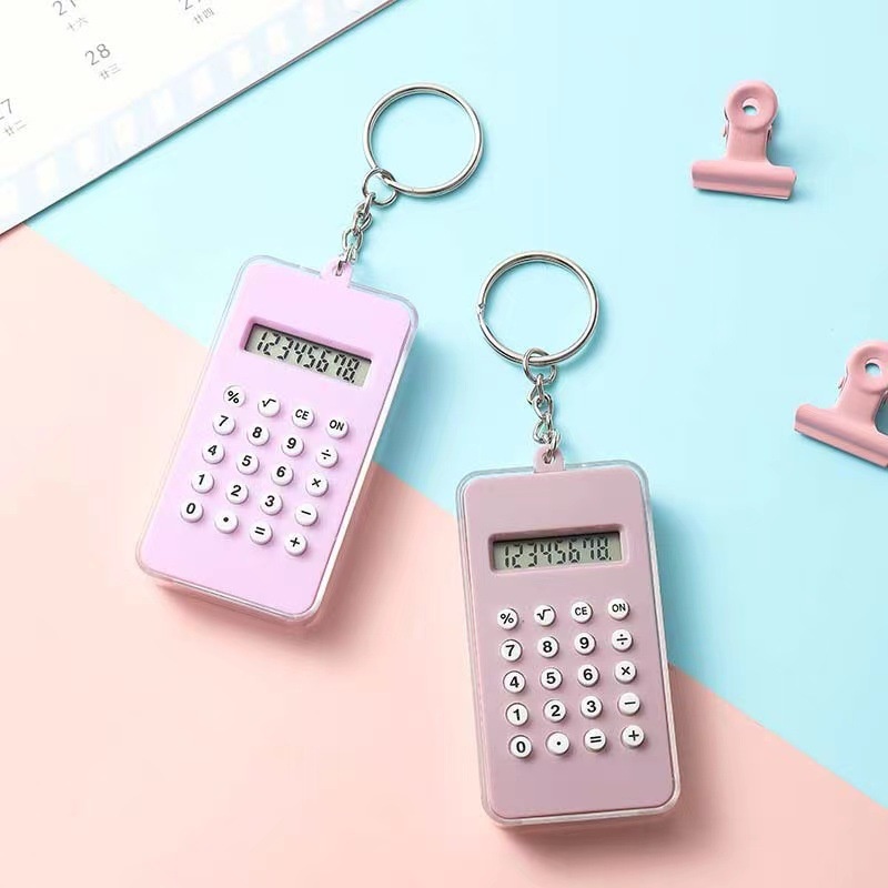 

TERVAFORITE KALKULATOR MINI 8 DIGIT / KALKULATOR PORTABLE / CALCULATOR FREE GAME MAZE KEYCHAIN