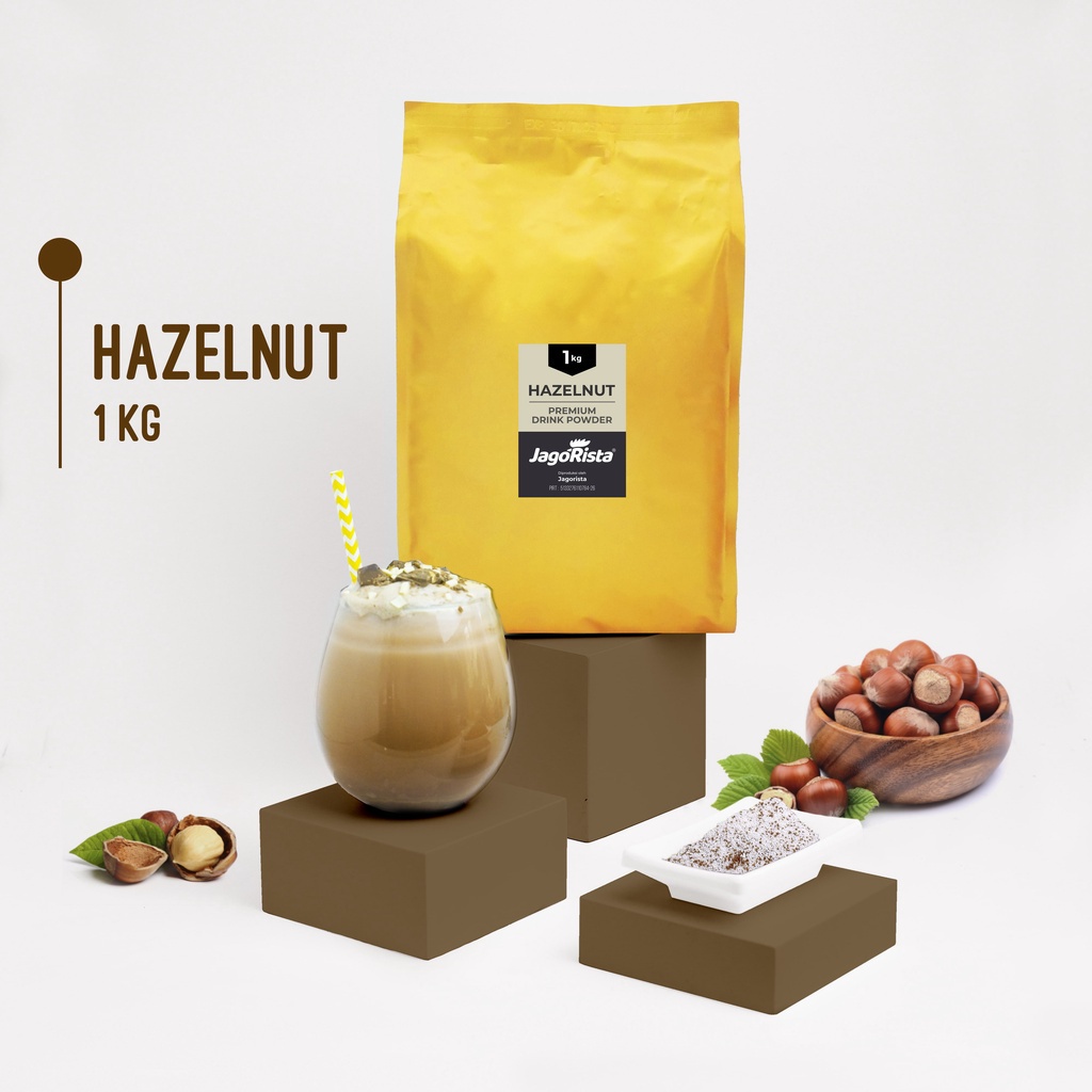 

COD Jagorista - 1 KG Premium GOLD Hazelnut ( Bubuk Minuman / drink Powder )